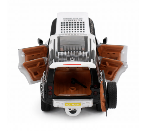 Радиоуправляемая металлическая машина Land Rover Defender 1:22 - HCL-3810-WHITE