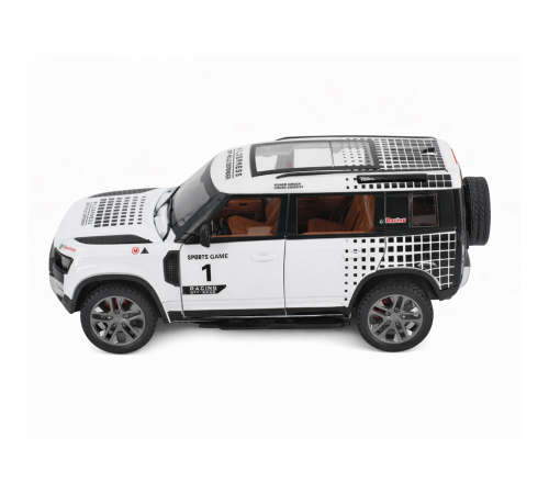 Радиоуправляемая металлическая машина Land Rover Defender 1:22 - HCL-3810-WHITE