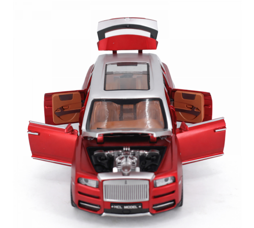 Радиоуправляемая металлическая машина Rolls-Royce Cullinan 1:22 - HCL-3806-RED