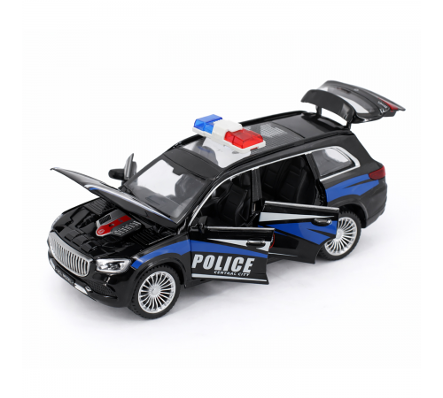 Радиоуправляемая металлическая полицейская машина Maybach GLS 1:22 - HCL-3605-BLACK
