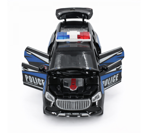 Радиоуправляемая металлическая полицейская машина Maybach GLS 1:22 - HCL-3605-BLACK