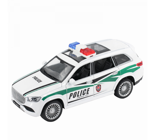 Радиоуправляемая металлическая полицейская машина Maybach GLS 1:22 - HCL-3605-WHITE