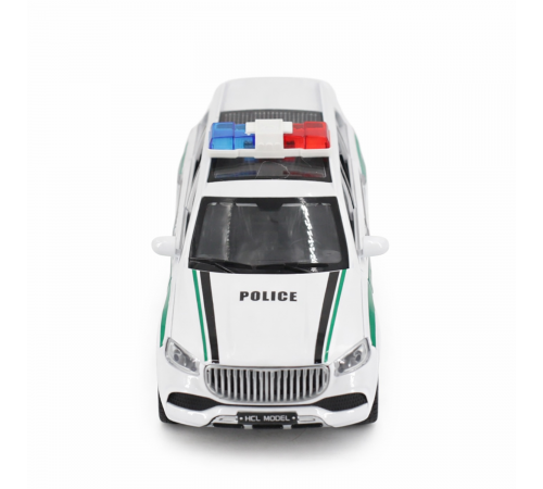 Радиоуправляемая металлическая полицейская машина Maybach GLS 1:22 - HCL-3605-WHITE