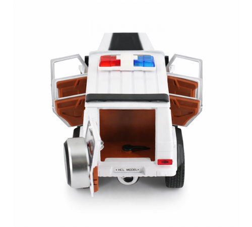 Радиоуправляемая металлическая полицейская машина Mercedes G500 1:22 - HCL-3608-WHITE