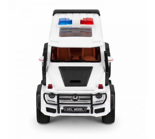 Радиоуправляемая металлическая полицейская машина Mercedes G500 1:22 - HCL-3608-WHITE