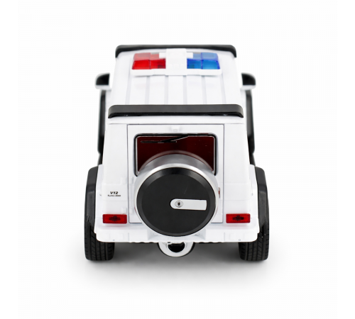 Радиоуправляемая металлическая полицейская машина Mercedes G500 1:22 - HCL-3608-WHITE