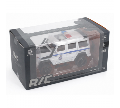 Радиоуправляемая металлическая полицейская машина Mercedes G500 1:22 - HCL-3608-WHITE