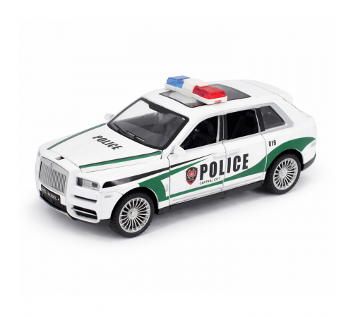 Радиоуправляемая металлическая полицейская машина Rolls-Royce Cullinan 1:22 - HCL-3606-WHITE