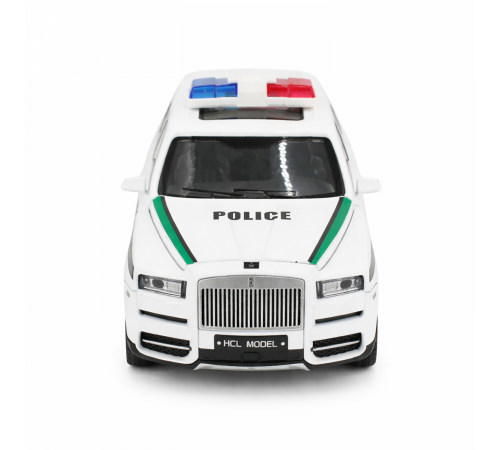 Радиоуправляемая металлическая полицейская машина Rolls-Royce Cullinan 1:22 - HCL-3606-WHITE