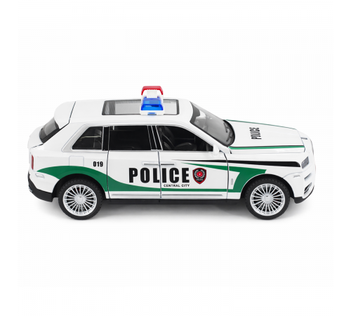 Радиоуправляемая металлическая полицейская машина Rolls-Royce Cullinan 1:22 - HCL-3606-WHITE