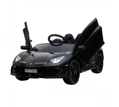 Детский электромобиль Lamborghini SVJ (черный, 12V) - HL328