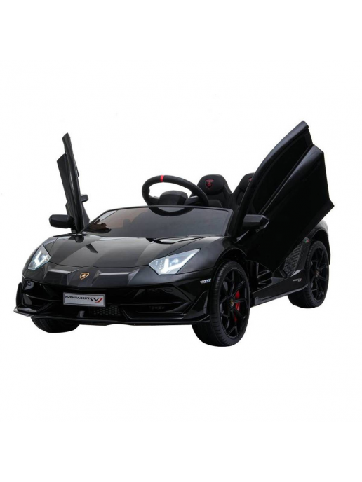 Детский электромобиль Lamborghini SVJ (черный, 12V) - HL328