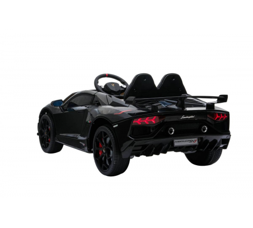 Детский электромобиль Lamborghini SVJ (черный, 12V) - HL328