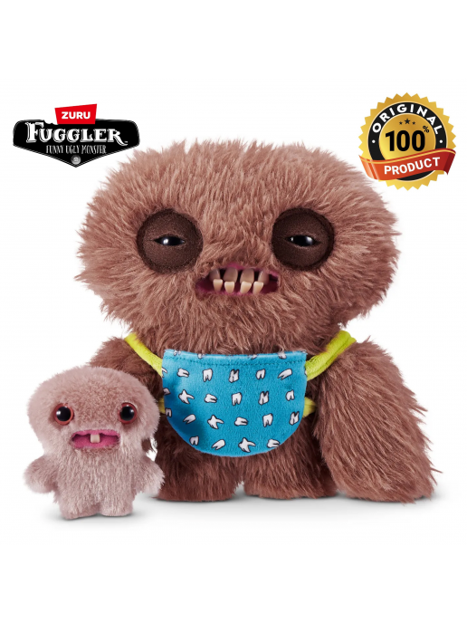 Мягкая игрушка FUGGLER Кальмар с малышом - 15732B