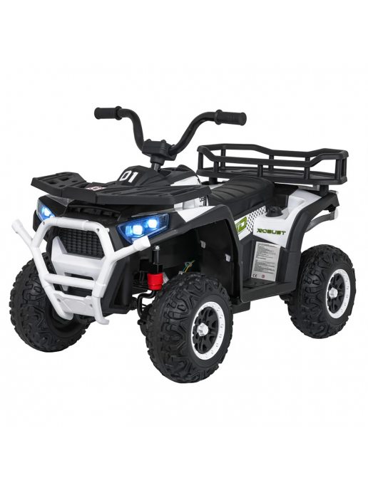 Детский электромобиль квадроцикл X-Robust (белый, 24V, 4WD, пульт, EVA) - XMX651-24V-4WD-WHITE