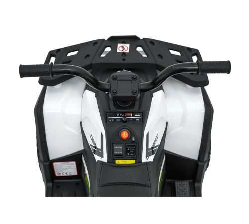 Детский электромобиль квадроцикл X-Robust (белый, 24V, 4WD, пульт, EVA) - XMX651-24V-4WD-WHITE