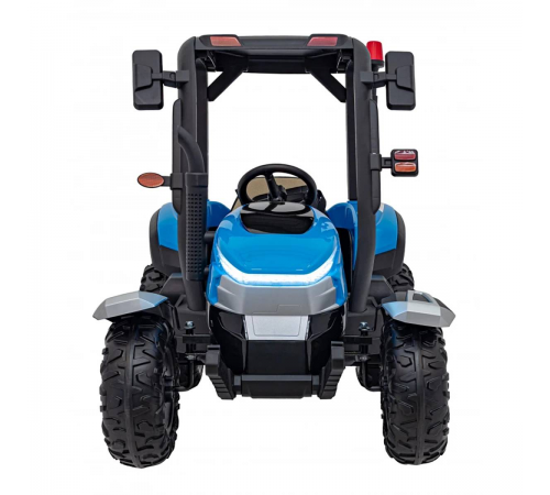 Детский электромобиль трактор с прицепом (синий, EVA, 4WD, пульт, 24V) - BLT-206C-4WD-24V-BLUE