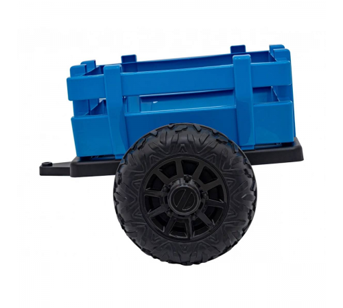Детский электромобиль трактор с прицепом (синий, EVA, 4WD, пульт, 24V) - BLT-206C-4WD-24V-BLUE