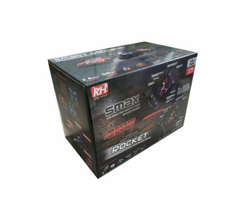 Радиоуправляемый монстр Remo Hobby RH1631 V2.0 4WD RTR масштаб 1:16 2.4G - RH1631V2-RED