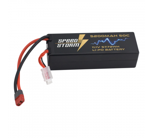 Аккумулятор Speed Storm Li-Po 11.1V 50C 5200 mAh Hard Case разъем T-plug (Deans) - SS-3S5200-50-D