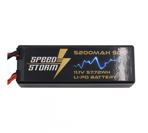 Аккумулятор Speed Storm Li-Po 11.1V 50C 5200 mAh Hard Case разъем T-plug (Deans) - SS-3S5200-50-D