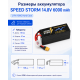 Аккумулятор Speed Storm Li-Po 14.8V 100C 6000 mAh Hard Case разъем XT60 - SS-4S6000-100-XT60