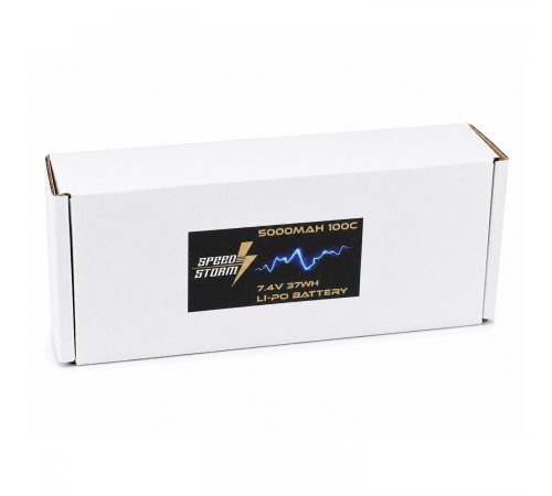 Аккумулятор Speed Storm Li-Po 7.4V 100C 5000 mAh Hard SP разъем T-plug (Deans) - SS-SP2S5000-100-D