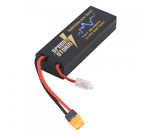 Аккумулятор Speed Storm Li-Po 7.4V 50C 5200 mAh Hard Case разъем XT60 - SS-2S5200-50-XT60