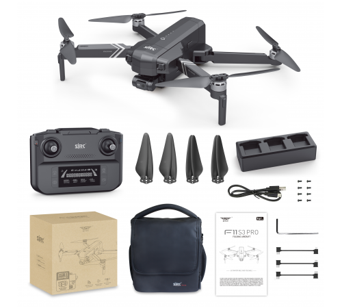 Квадрокоптер SJRC F11 S3 PRO 3-AXIS 4K EIS 5G 10KM GPS