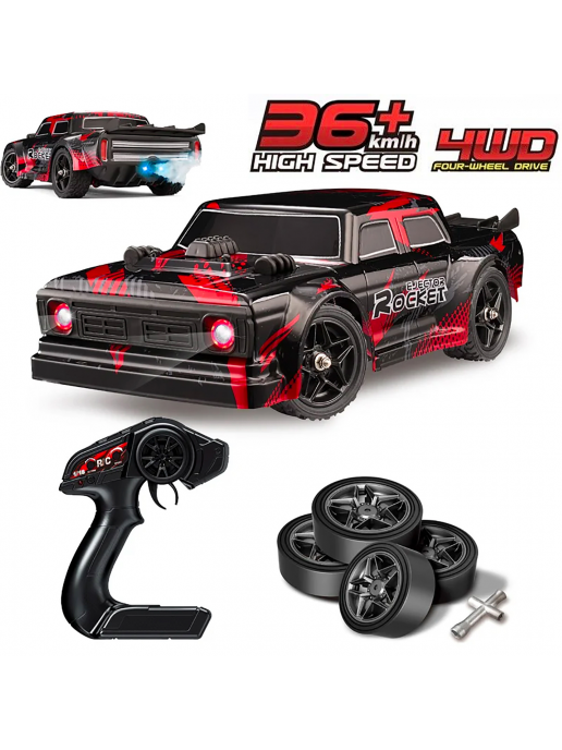 Радиоуправляемая машина для дрифта EROCKET (31 см, ПАР, LED, 4WD, 1:16) - HS16351