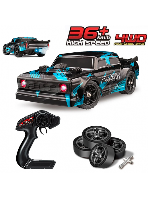 Радиоуправляемая машина для дрифта EROCKET (31 см, ПАР, LED, 4WD, 1:16) - HS16352