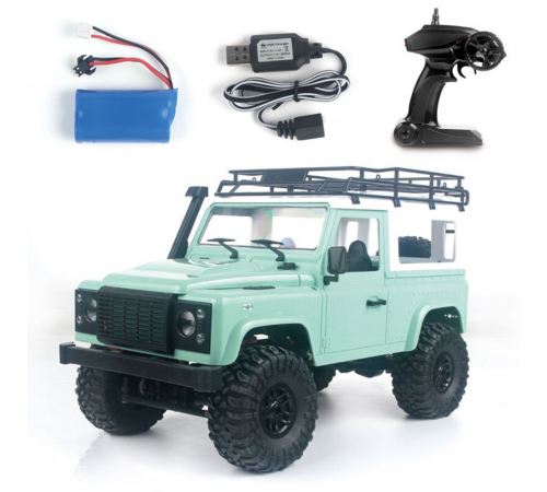 Радиоуправляемый внедорожник Land Rover Defender 4WD 1:12 - MN-90-GREEN