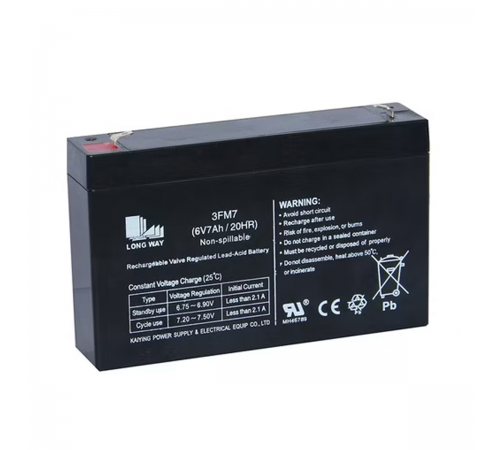 Аккумулятор Long Way 6V7Ah/20Hr - LW-3FM7