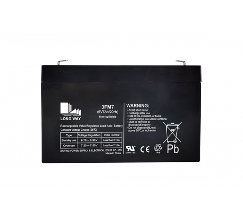 Аккумулятор Long Way 6V7Ah/20Hr - LW-3FM7