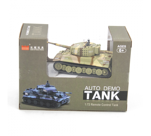 Радиоуправляемый танк Great Wall Tiger (песочный камуфляж, 35MHz, 1:72) - 2117-2