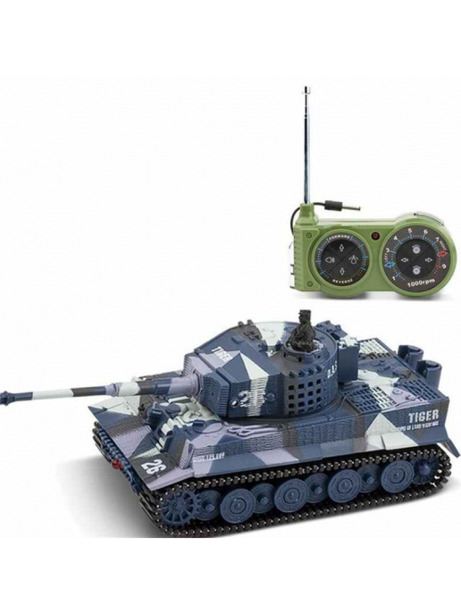 Радиоуправляемый танк Great Wall Tiger (серый камуфляж, 40MHz, 1:72) - 2117-3