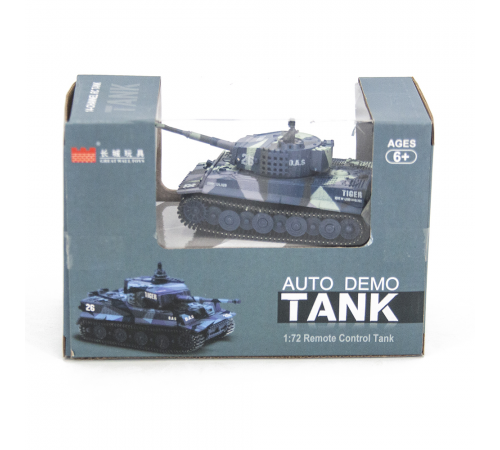Радиоуправляемый танк Great Wall Tiger (серый камуфляж, 40MHz, 1:72) - 2117-3