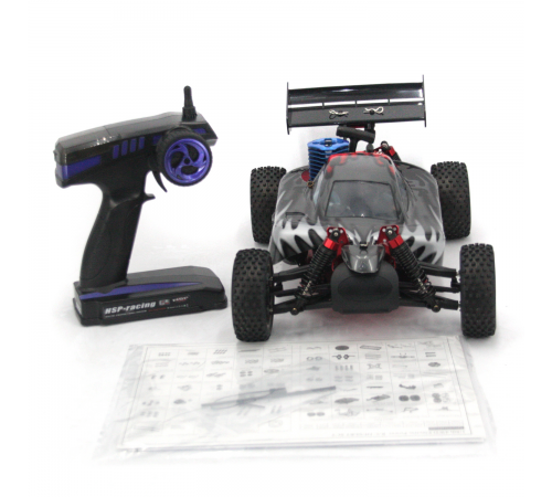 Радиоуправляемая багги HSP BackWash с ДВС Nitro 4WD 1:10 2.4G - 94166-STS01