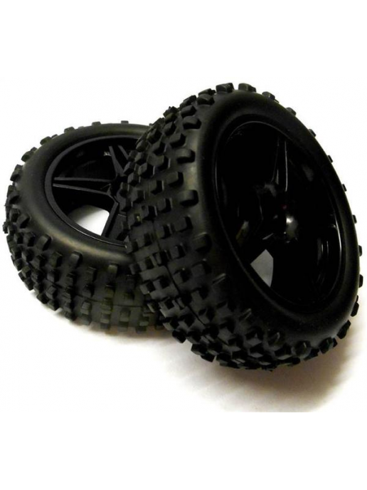 Передние колеса в сборе HSP (06008+06009) - HSP06010-BLACK