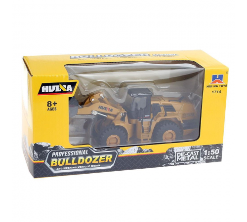 Металлический бульдозер-погрузчик HuiNa Toys 1:50 - HN1714
