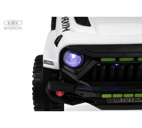Детский электромобиль Джип MINI М101БХ белый