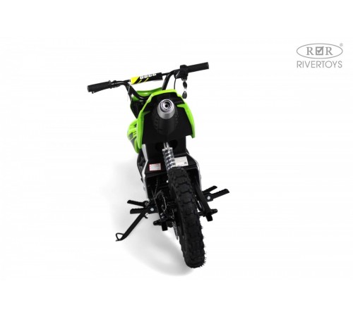 Детский электромотоцикл E777KX зеленый
