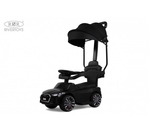 Детский толокар-каталка с козырьком AUDI Z005ZZ-AP черный