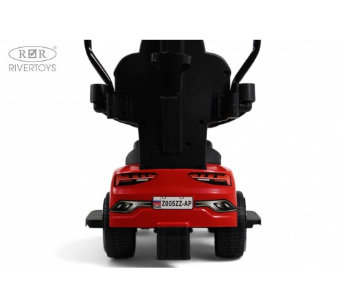 Детский толокар-каталка с козырьком AUDI Z005ZZ-AP красный