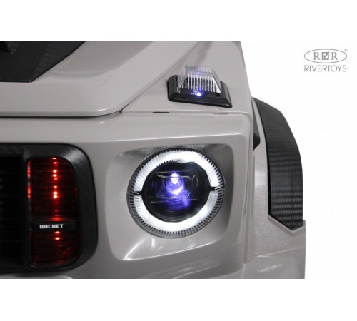 Детский двухместный электромобиль BRABUS MAXI Z888ZZ серый