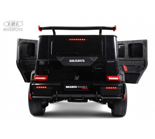 Детский двухместный электромобиль BRABUS MAXI Z888ZZ черный