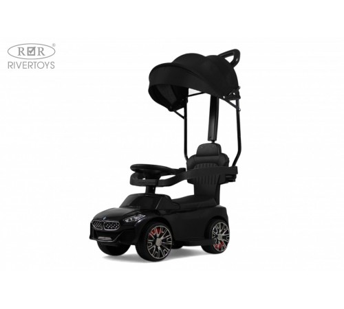 Детский толокар-каталка с козырьком BMW Z005ZZ-BP черный