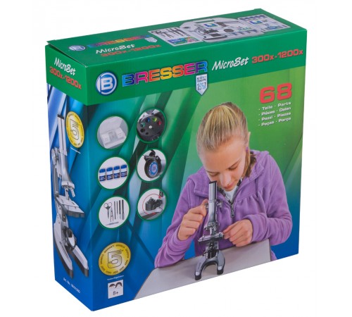 Микроскоп Bresser Junior Biotar 300x-1200x, в кейсе Микроскоп Bresser Junior Biotar 300x-1200x, в кейсе
