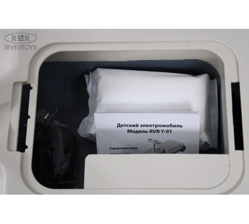 Детский электромобиль-полотёр Y-01 бежевый