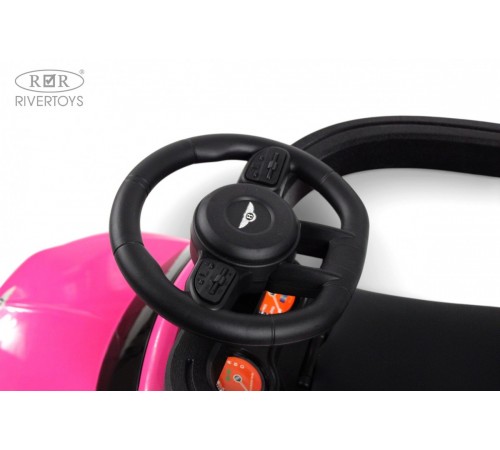 Детский толокар-каталка с козырьком Bentley Z005ZZ-TP розовый